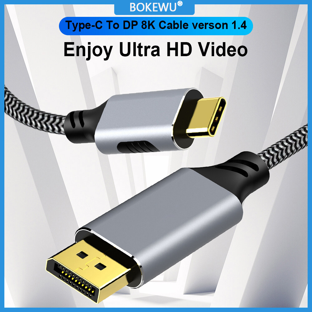 BOKEWU Cáp USB C Sang DP 1.4 Cáp Type