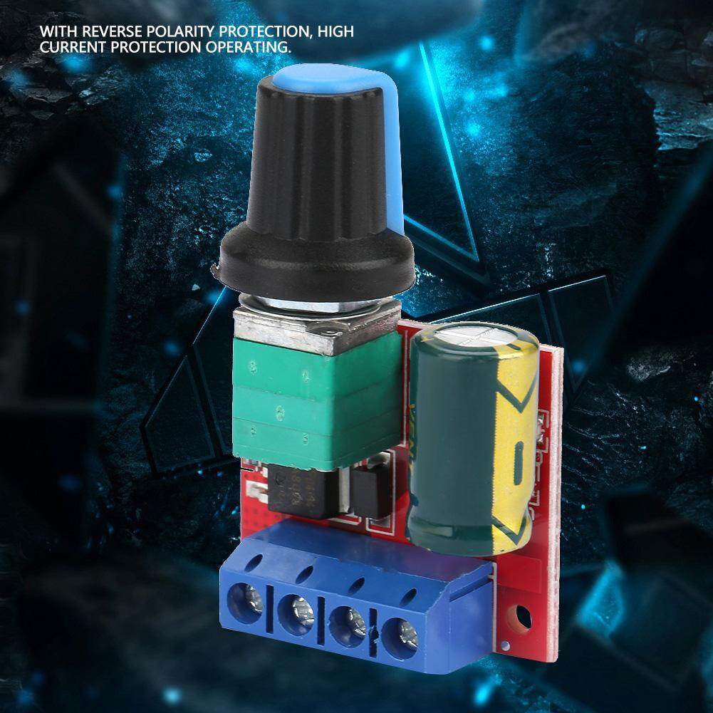 5V-28V 5A PWM DC Motor Speed Control Switch Controller Volt Regulator LED Dimmer