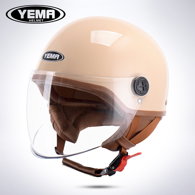 YEMA 3C certification motorcycle helmet helmet half face women half face helmet half face helmet