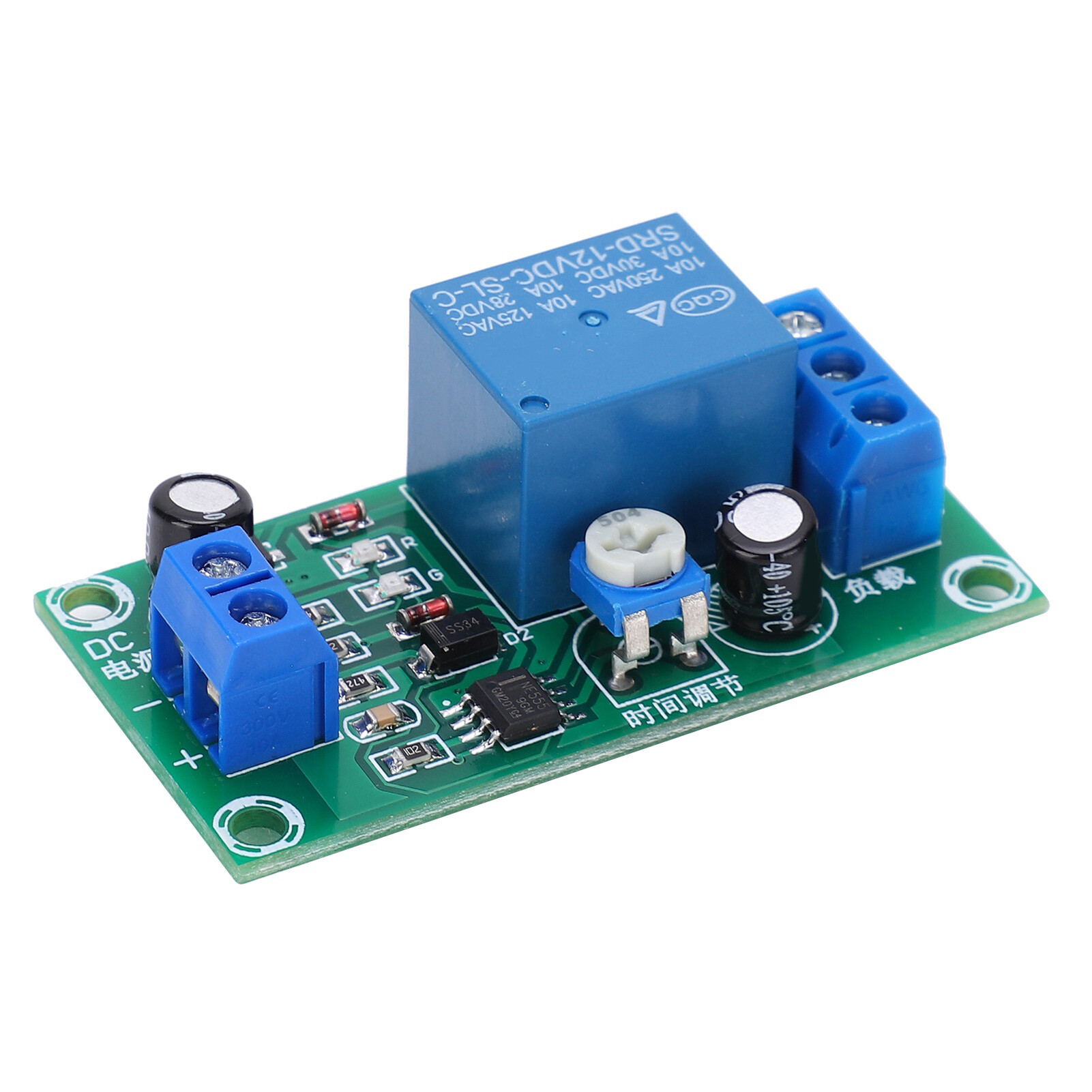 Time Delay Relay Module New Delay Relay Module Disconnect Circuit Board 12V for Automotive Electronics