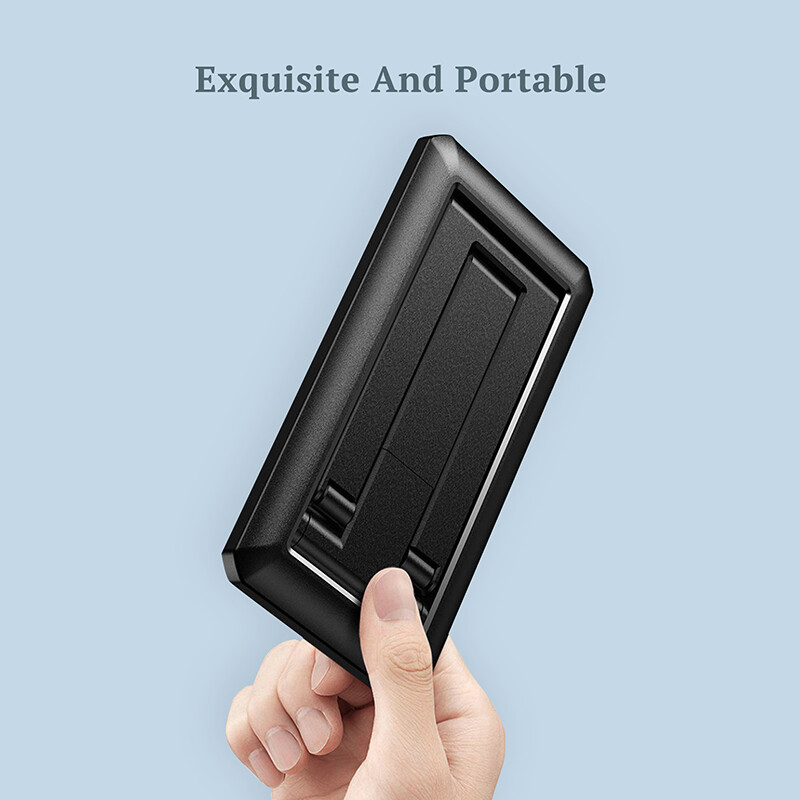 Loozykit Phone Stand Universal Folding Desktop Phone Holder Foldable Adjustable Angle Smart Handphone Stand Dock Holder
