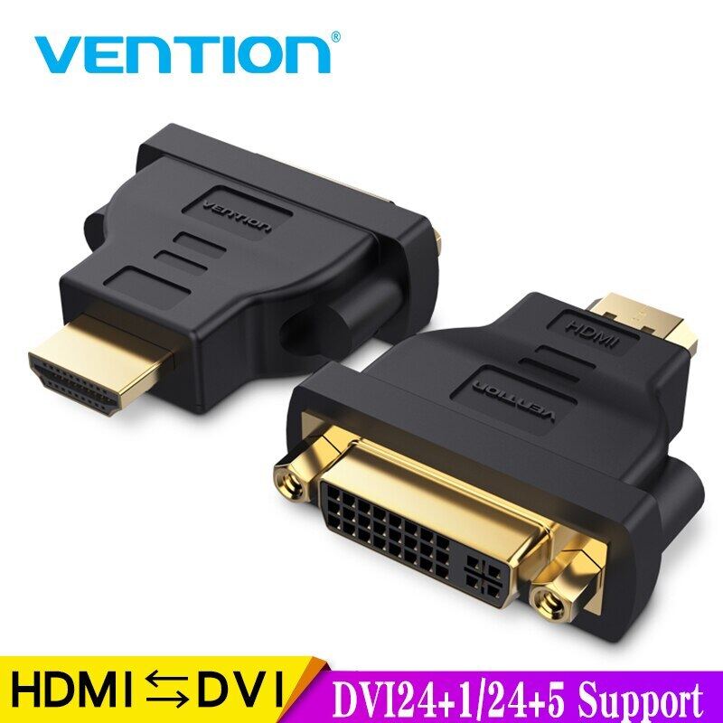 Bảng giá Bộ Chuyển Đổi HDMI DVI Bộ Chuyển Đổi HDTV 1080P Đầu Nối HDMI Sang DVI Hai Chiều Đực Sang Cái Cho Máy Vi Tính PS3 Máy Chiếu TV 24 + 5 Phong Vũ