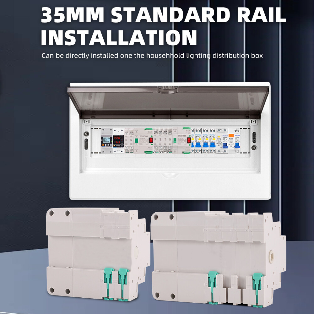 MCB type Dual Power Automatic transfer switch 2P 4P 100A ATS Circuit Breaker Electrical Switch