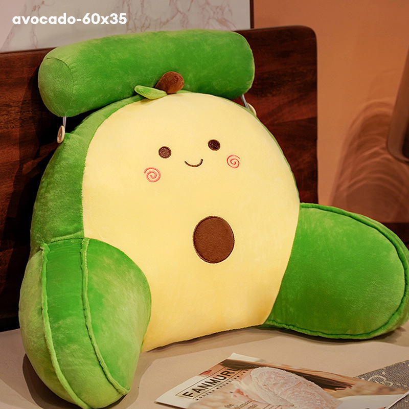 KS Soft bag big backrest waist cushion Dormitory bed backrest cushion office pillow tatami pillow