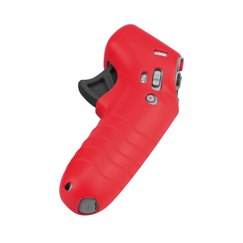 PLZ For DJI FPV Combo Camera Controller Silicone Cover Protective Sleeve Skin Case With Lanyard Red