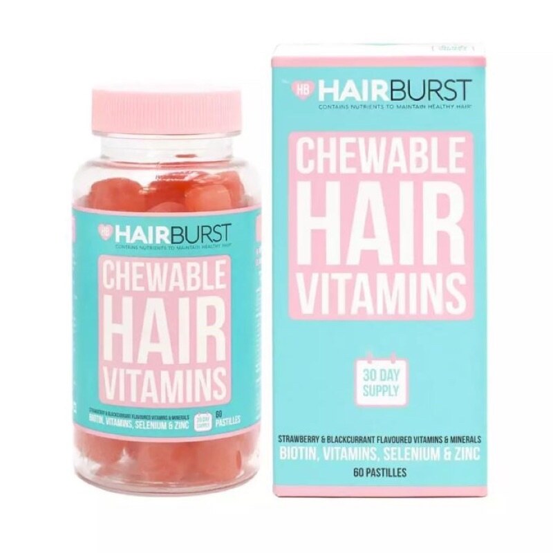 Hairburst Chewable Hair Grow Well Vitamins 60 Capsules | Lazada