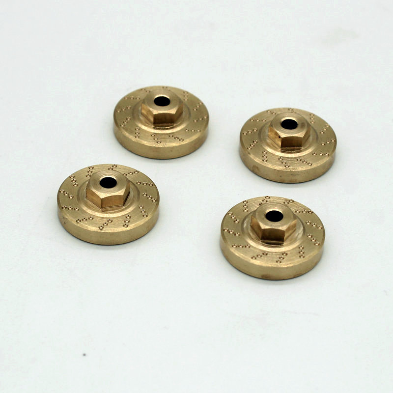 4x Messing-Radadapter Für Axial SCX24 – 5mm Schwer, Für Bessere Griffigkeit Beim RC Crawler