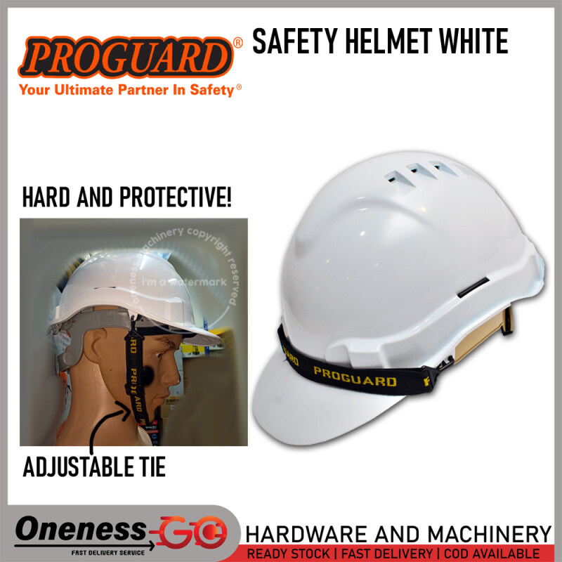 PROGUARD SAFETY HELMET WHITE -SIRIM