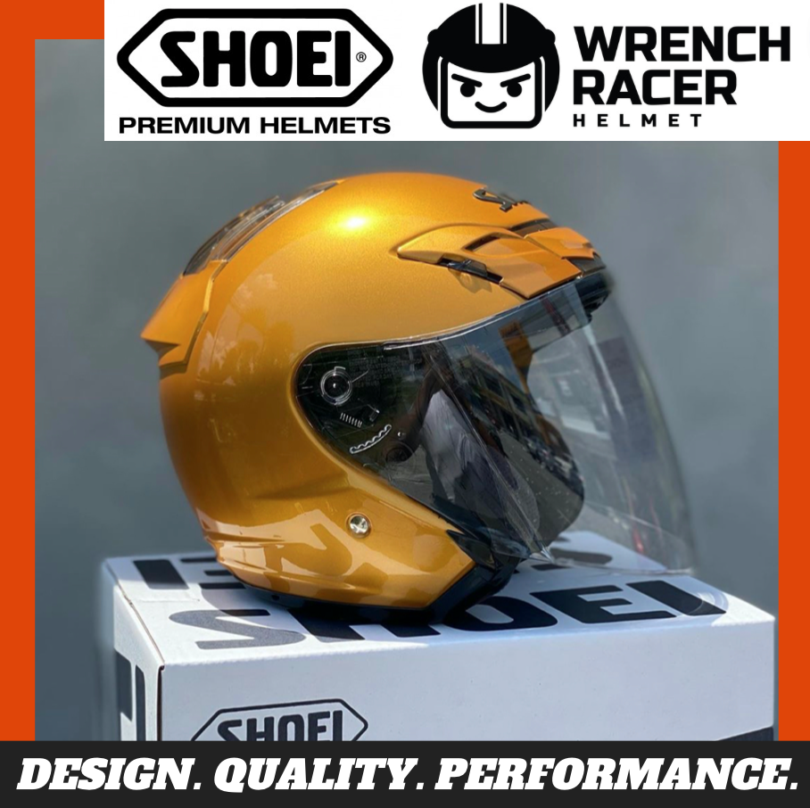Helmet SHOEI JFORCE 3 / JF3 Gold Helmet (1 to 1) Gold Open Face