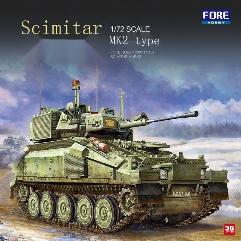 FORE HOBBY 2001 Fv107 MK2 1/72 British scimitar armoured reconnaissance ...