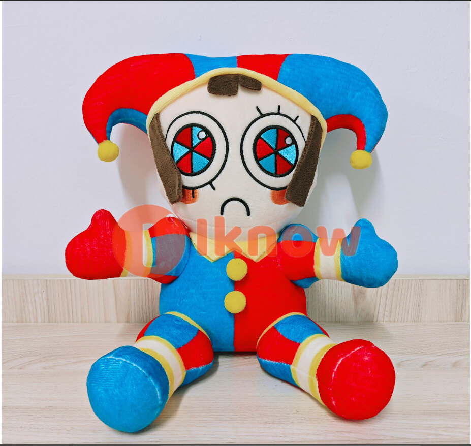 I know the new amazing digital circus digital circus animated clown plush toy