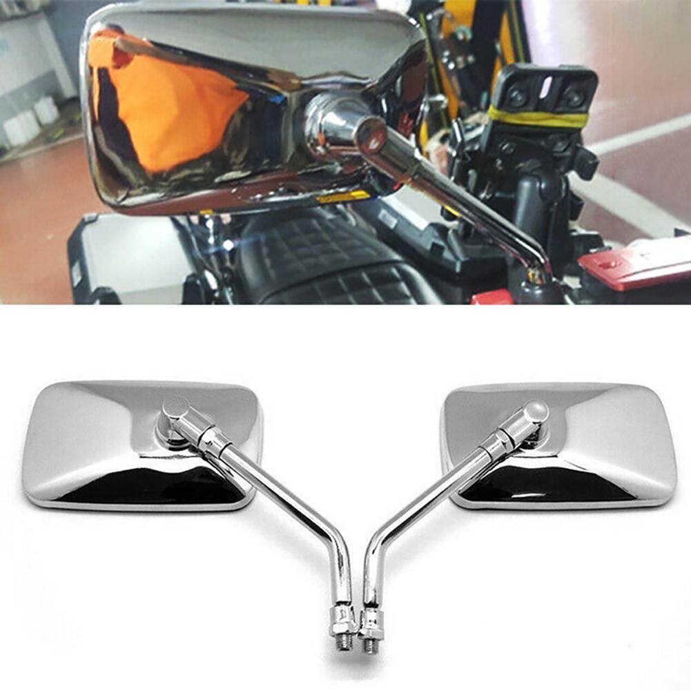 Rearview Mirrors OEM，2pcs Universal Rectangle Aluminum Square Motorcycle Rearview Mirrors Electric Bike Universal short Motorcycle motorbike moto CNC Rearview side Mirror