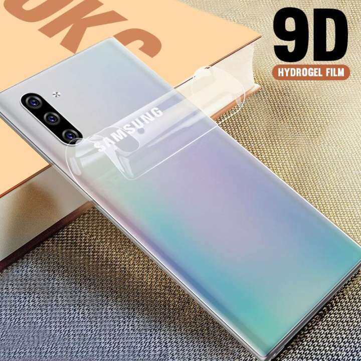 Hydrogel Film For Samsung Galaxy Note 10 Plus Screen Protector Film For Samsung Note 9 8 10 Plus Samsung M10 Front & Back & Camera Lens Glass
