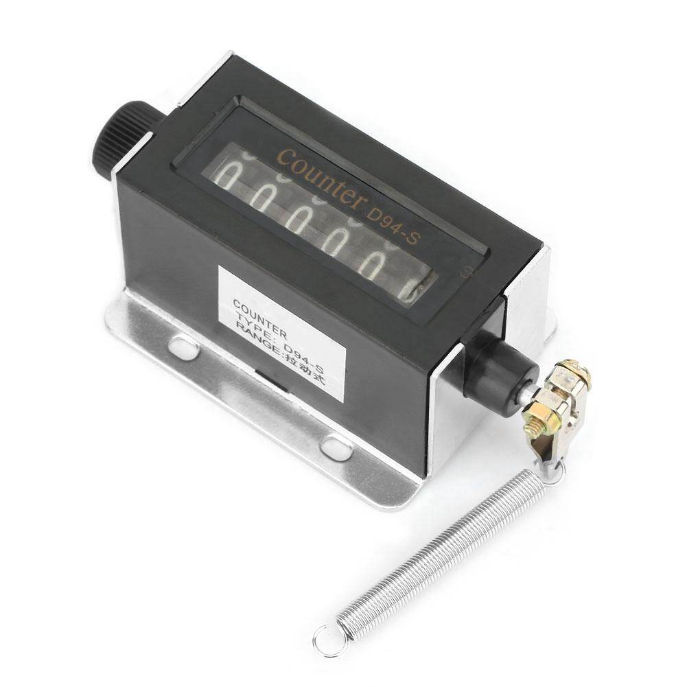 D94-S 6 Digit Resettable Mechanical Pulling Counter 0-999999