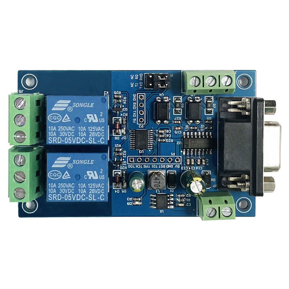 【Hàng Có Sẵn & Giao Hàng Miễn Phí】mô Đun Rơ Le Đơn/Kép Aideepen Modbus RTU Chính Thức DC7-24V UART RS232/TTL
