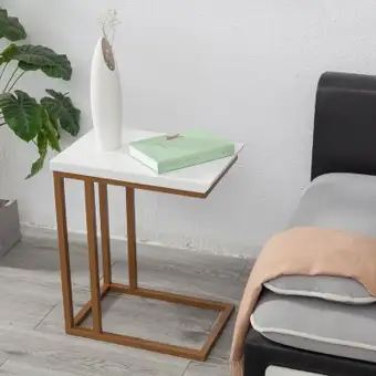 Vintage Snack Side Table Mobile End Rectangle Table For Coffee