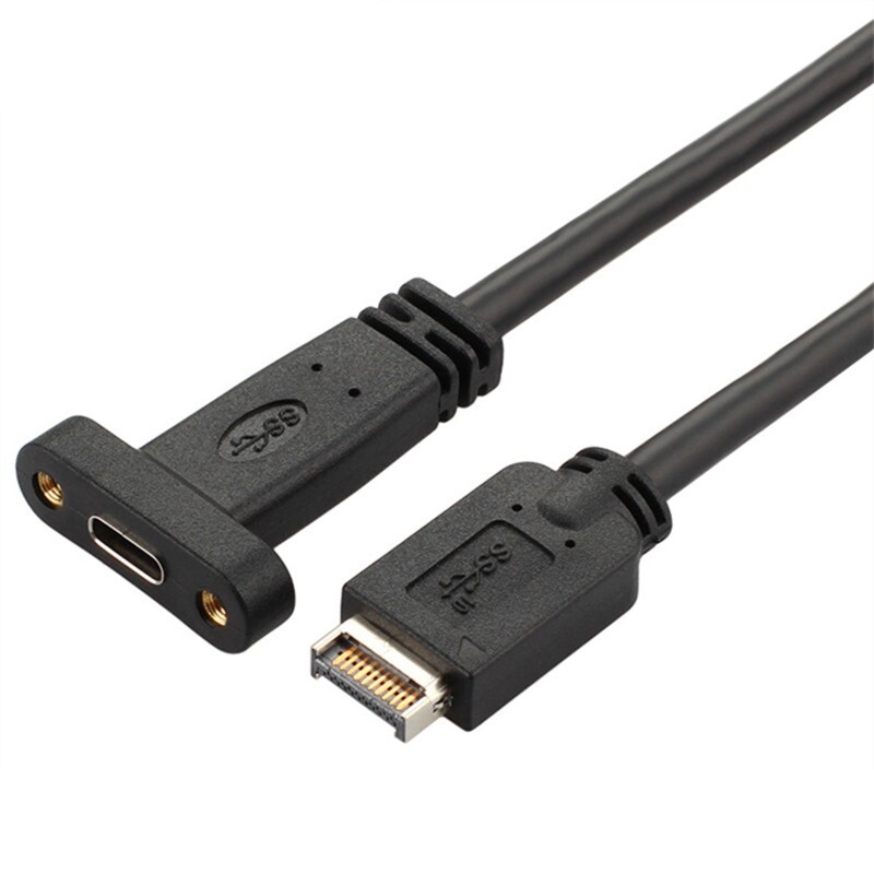 10Gb USB 3.1 Front Panel Header Type E Male To Type C Female Connector Motherboard Expansion Adapter Cable for w PCI Baf