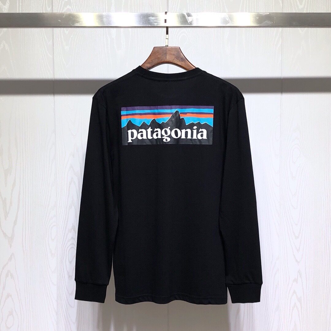 BEAMS X Patagonia Balta P-6 Mountain Print 100 Long-sleeved T Shirt