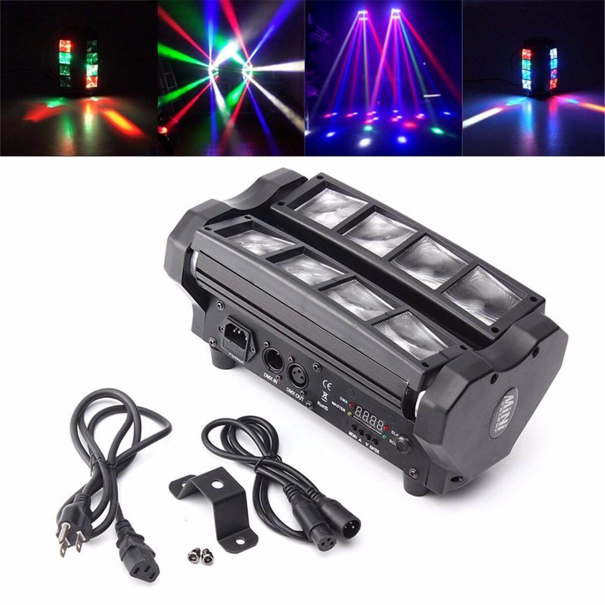 【Free Vận Chuyển + Đèn Flash Deal】 90 W RGBW 4 TRONG 1 DMX512 LED Nhện Tia Di Chuyển Đầu Ánh Sáng Sân Khấu DJ đảng Disco