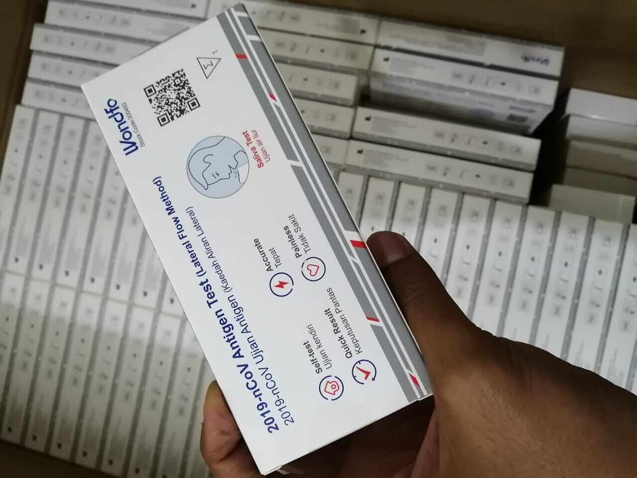 Wondfo Self Test Kit Covid Saliva MDA Lazada