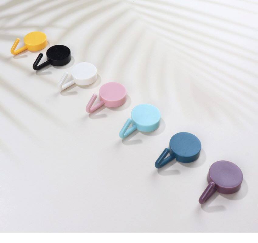 Adhesive Hook Towel Hanger Hook Bathroom Door Hook Kitchen Hook Non-drilling Hook