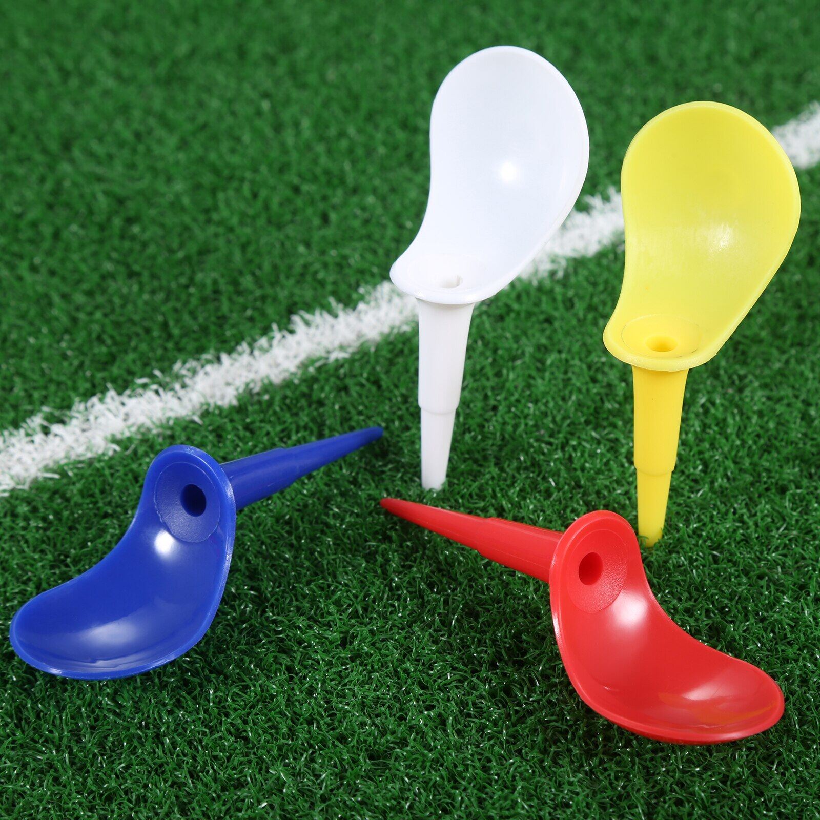 30 Pcs 83Mm Plastic Golf Tee Tees Holder Replacement Driving Range Hitting Trainer Club Training Tool Accessories Random Color