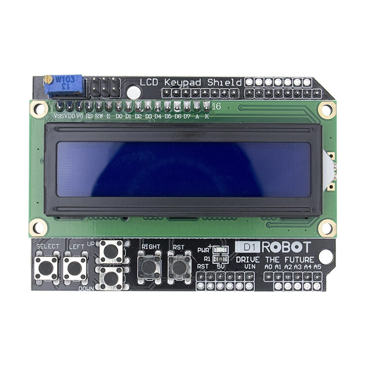 LCD 1602 Keypad Shield