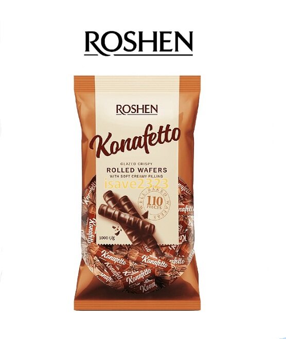 [HALAL] Roshen & Ulduz Wafer Rolls / Chocolate Candy & Bars (1kg) - 13 ...