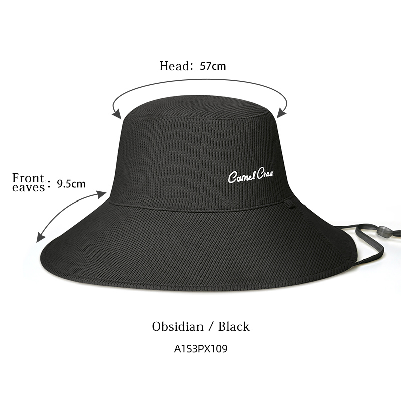 Camel Hat Female Cold Fisherman Hat Windproof and Sunproof Cap