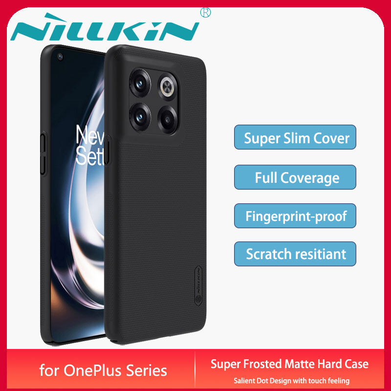 Nillkin for OnePlus 7 8 9 10 8T 9R 9RT Pro Case Super Frosted Shield Hardcase Slim Matte Back Cover Casing