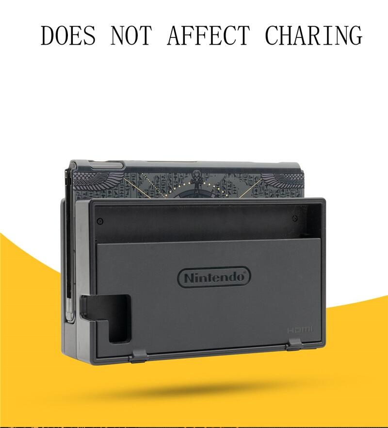 Nintendo Switch Vỏ Cứng Màu Đen Pharaoh Ai Cập Bí Ẩn Vỏ Lưng Cho NS Switch Phụ Kiện Trò Chơi