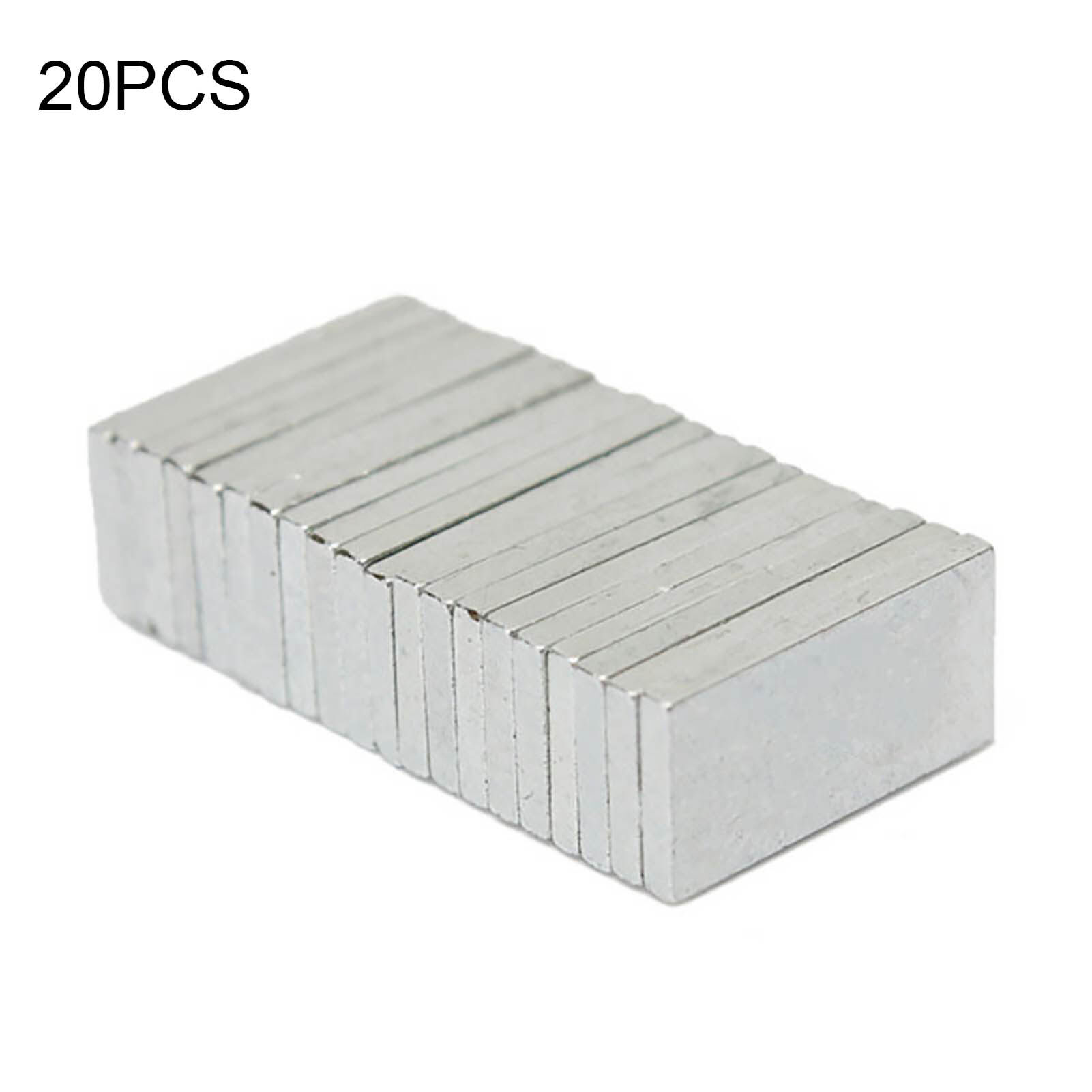 Farfi 20Pcs Rust Resistant Multi-use N42 Magnet for Medical Equipment 20Pcs Compact N42