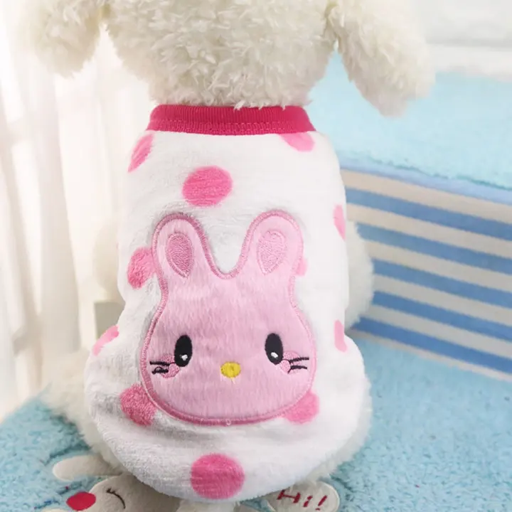 Dspeem Lucu Anjing Kucing Anak Anjing Pakaian Sweater Kecil Kaos