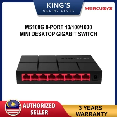 MERCUSYS MS108G 8-Port 10/100/1,000 Mbps Desktop Switch