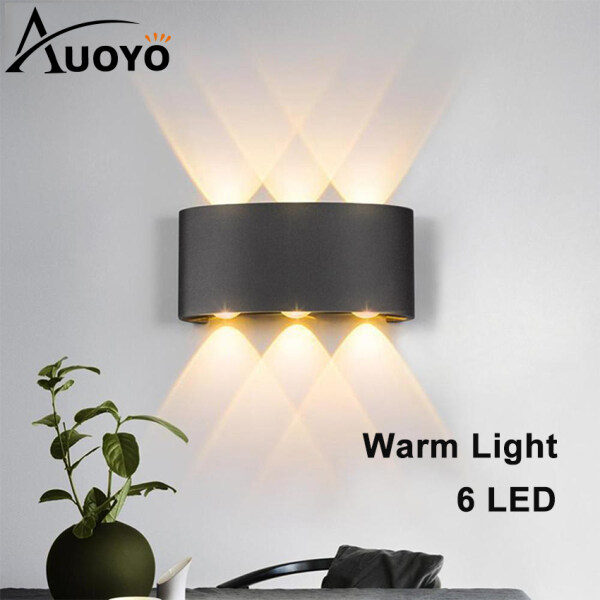 Auoyo Đèn gắn tường Đèn LED trang trí phòng ngủ - đèn tường - đèn vách phòng ngủ, cầu thang, hành lang siêu đẹp Nordic Wall Lamp LED Light