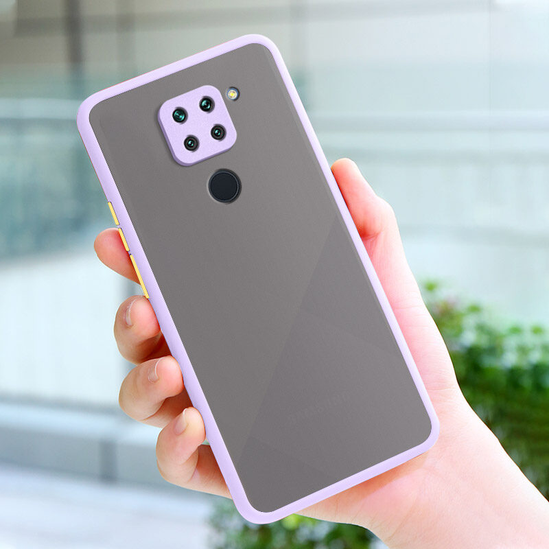 YBD Precision camera protection case For Xiaomi Redmi Note 9 Casing multiple colour Matte Hard PC Back Cover Shockproof Phone Case