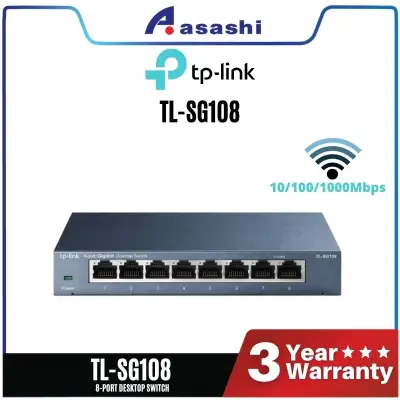 TP-Link TL-SG108 8-Port 10/100/1000Mbps Desktop Switch
