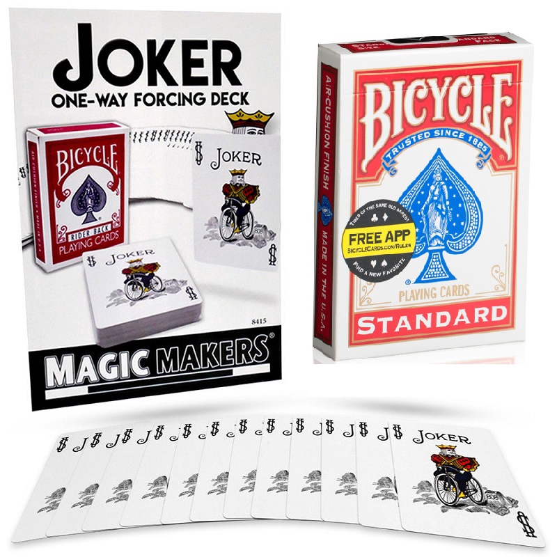 Xe Đạp One Way Force Deck Xe Đạp Rider Back Chơi Thẻ Poker Magic Tricks Đạo Cụ Cho Nhà Ảo Thuật