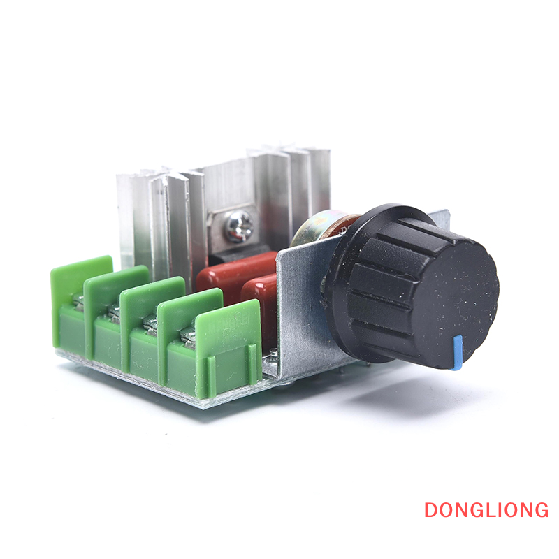 DONGLIONG Dimmer 220V 2000W Speed Controller Dimmer Switch Electronic Voltage Regulator