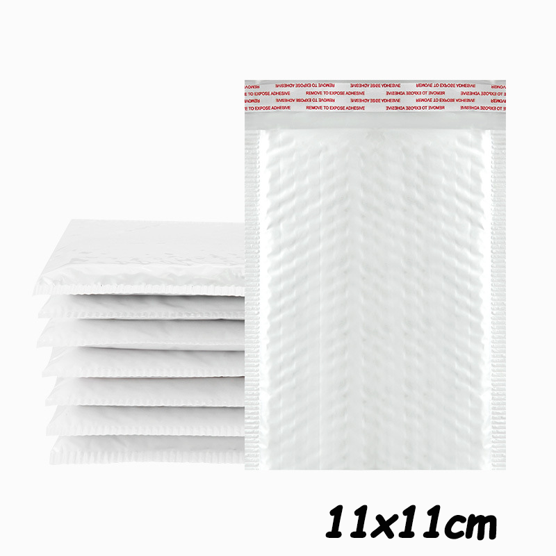 10 pcs White Pearl Film Bubble Bag Clothing Express Packing Bag Waterproof Shockproof Bubble Envelope Bag