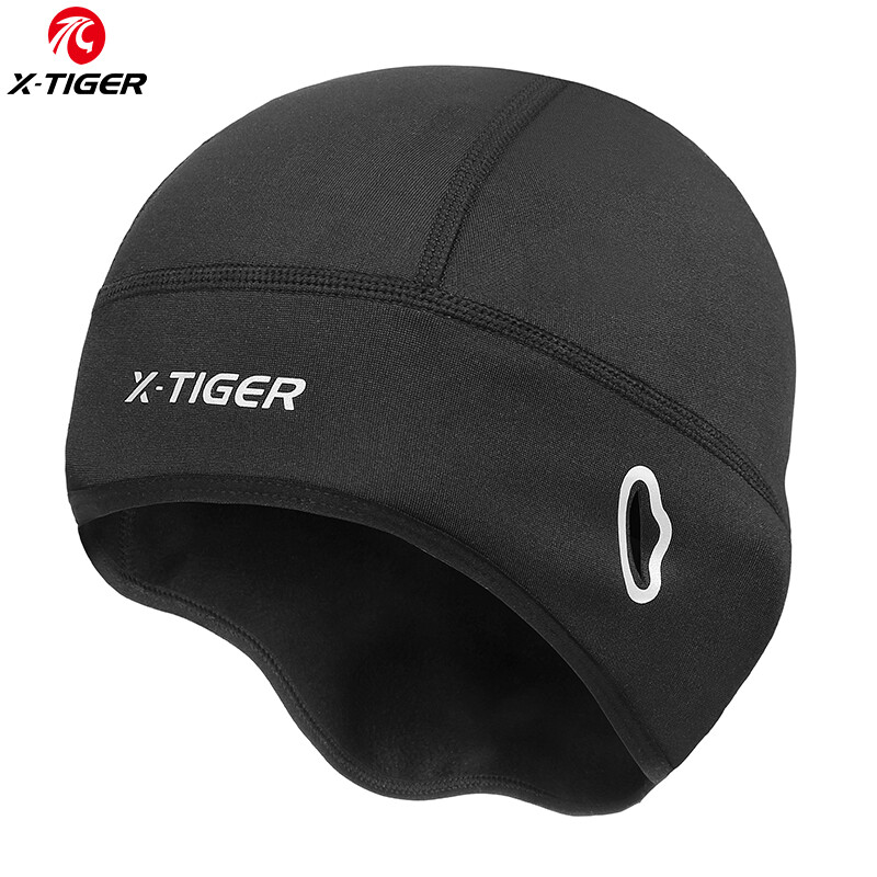 X-TIGER Fleece Cycling Caps Waterproof Bike Hats Thermal Bicycle Cap Snow Road Bicycle Hats Sports Warm Cycling Headwear
