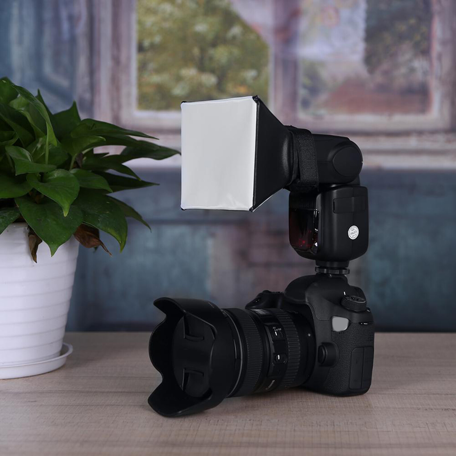 Flash Diffuser High Transmittance Soft Light Effect Ultra-thin Universal Flash Speedlite Softbox Diffuser for Indoor Flash Diffuser High