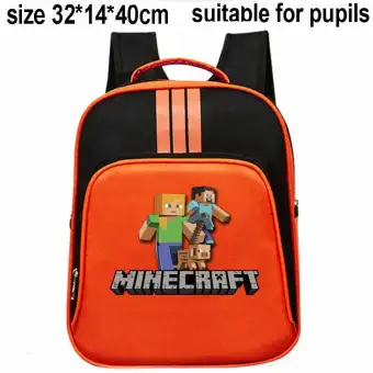 Kids Backpacks Cartoon Book Bags Minecraft Primary School High Quality Student Style17