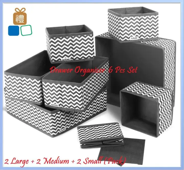 Drawer Underwear Organizer Storage Box Foldable Closet Dresser