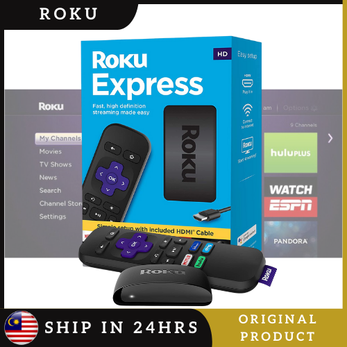 NEW 2022 Roku Express / Roku Express 4K HD Streaming Media Player