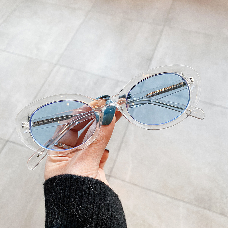 Small Frame Sunglasses For Women For Men Oval Frame Fashion Driving Color Sun Glasses European and American Style Glasses PTQ