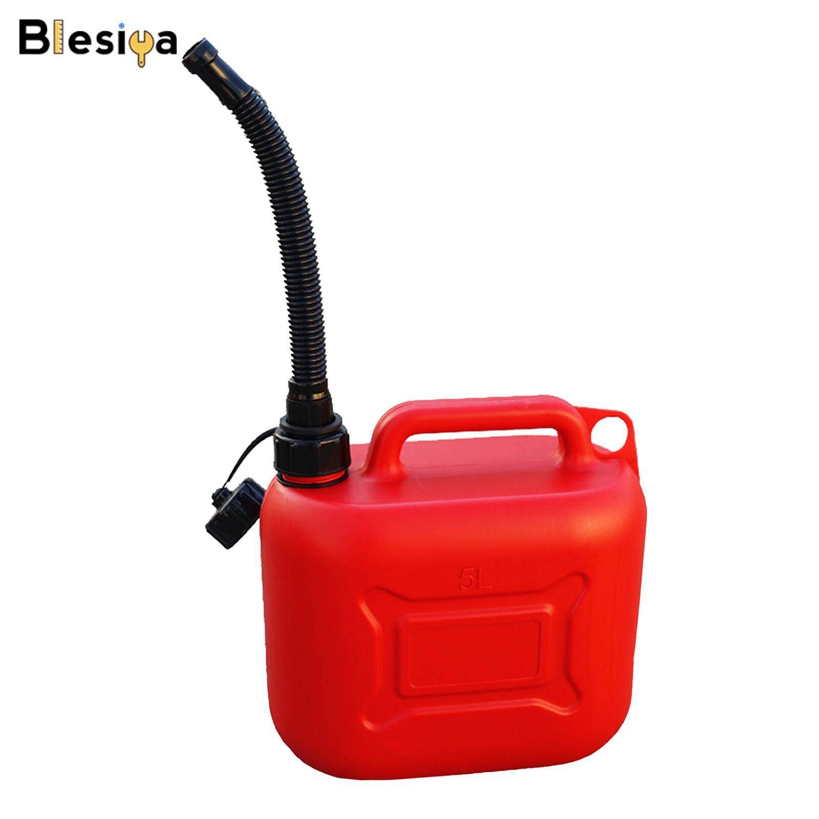 Blesiya 5L/10L Fuel Tank Petrol Storage Can Container Motorcycle Back up Fuel Tank 5L