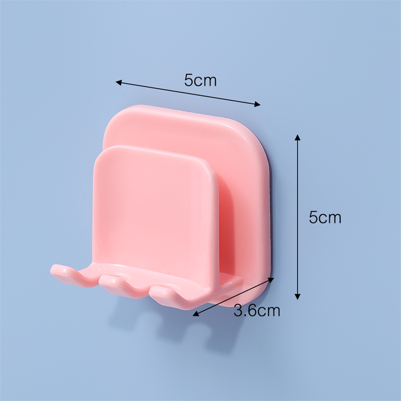 Wall Mounted Toothbrush Holder Punch-Free Cup Drying Rack Bathroom Space Saving Tooth Brush Storage Accessories