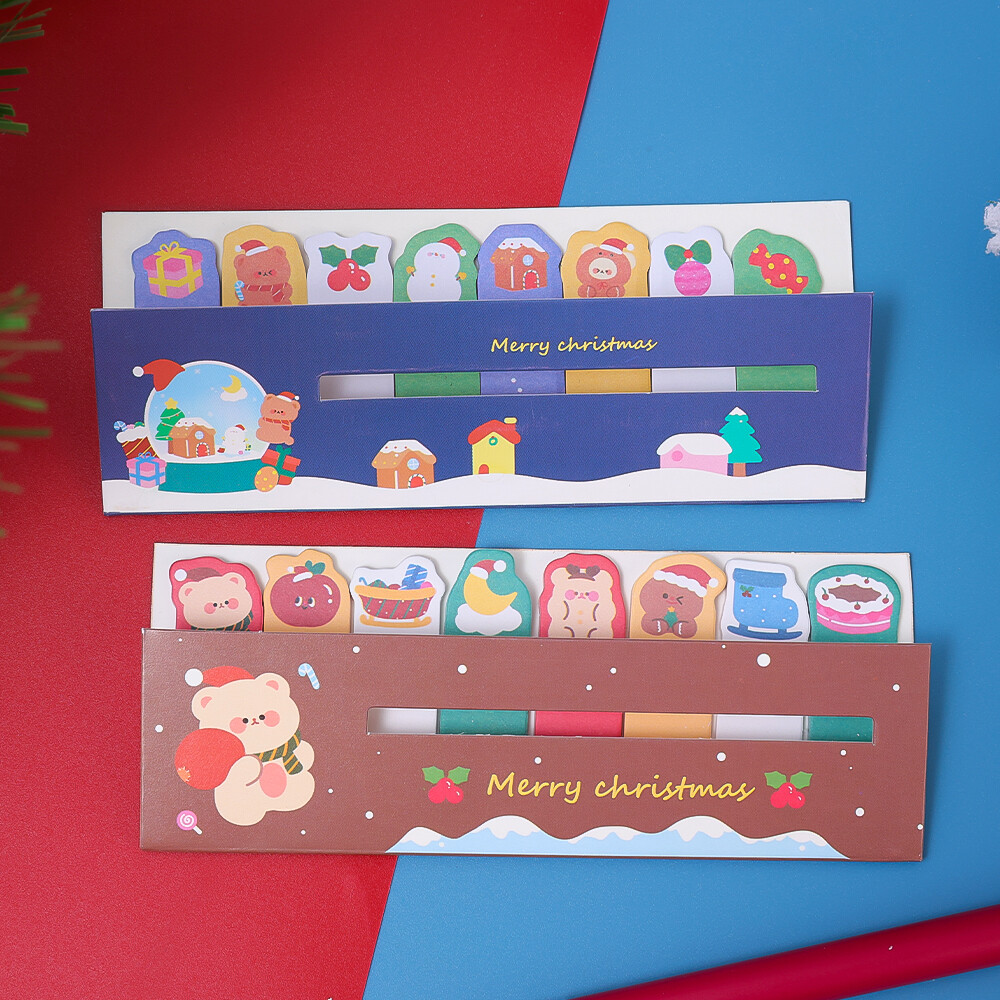 120 tờ giấy ghi chú Post It giáng sinh sinh sinh viên Ins dễ thương ghi chú dán