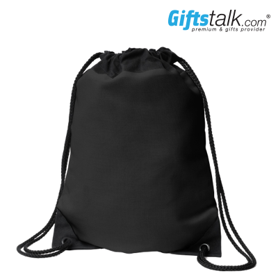 Black discount string bag